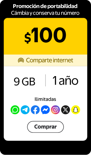 Recarga Mi Bait $100 Portabilidad escritorio