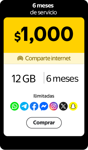 Recarga Paquete 6 meses escritorio