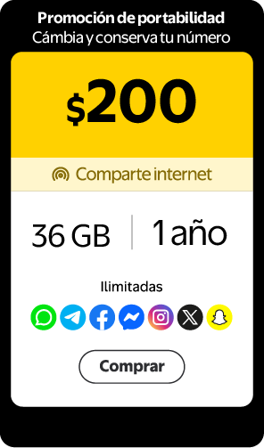 Recarga Mi Bait $200 Portabilidad escritorio